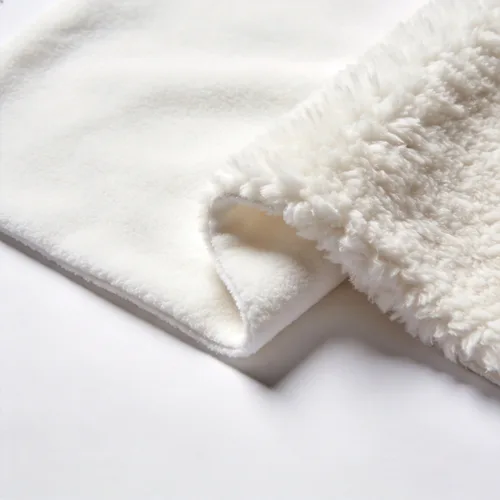 Polar fleece fabric swatch