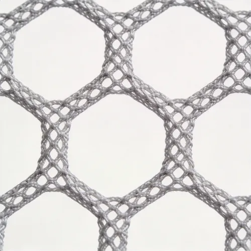 Mesh net (large-hole) fabric swatch