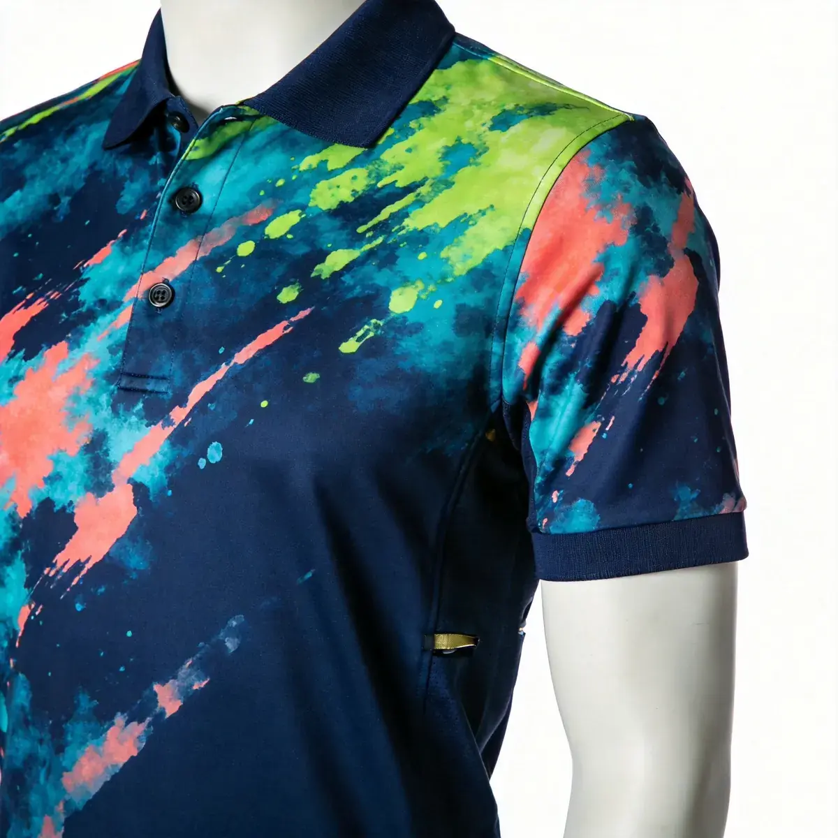 Custom cycling jersey in studio