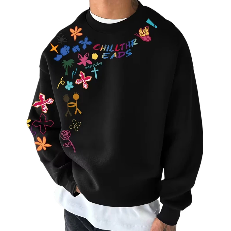 Custom All-Over Print Unisex Durable Pullover Sweatshirt 290GSM thumbnail 6