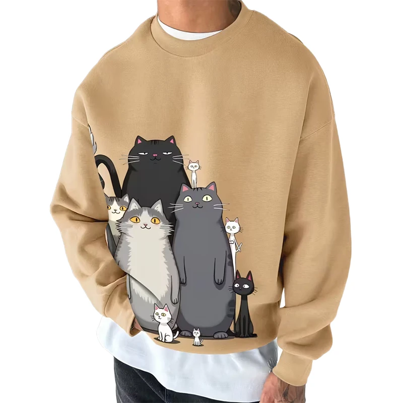 Custom All-Over Print Unisex Durable Pullover Sweatshirt 290GSM thumbnail 8