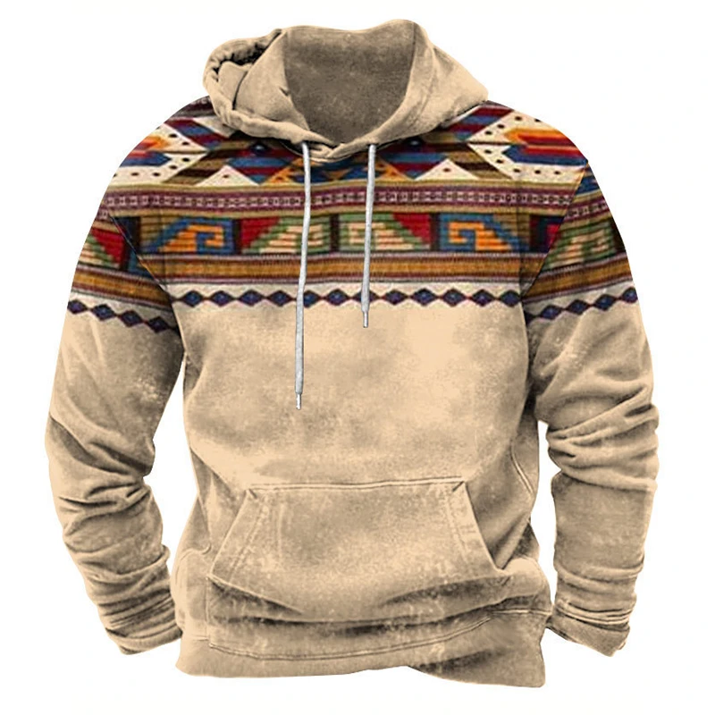 Custom All-Over Print Mens Fleece Hoodie 360GSM thumbnail 4