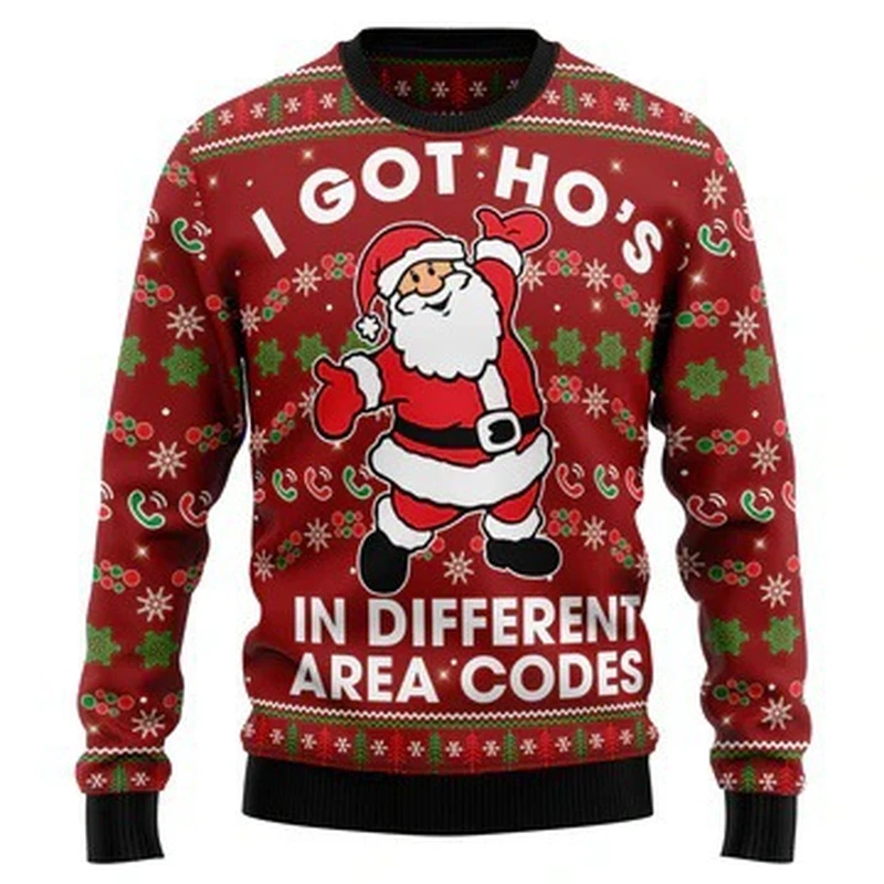 Custom All-Over Print Mens Vintage Crewneck Knit Sweater thumbnail 2