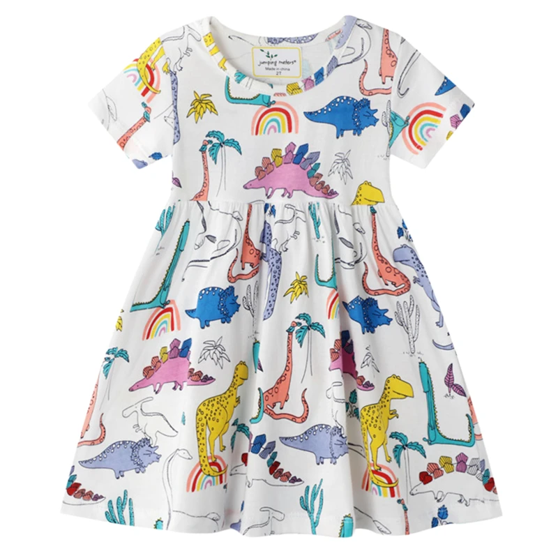 Custom All-Over Print Kids Short-Sleeve Dress thumbnail 2