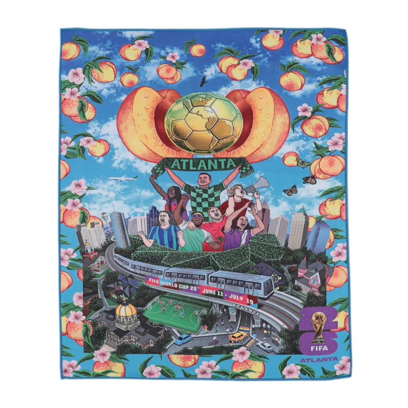 Custom All-Over Print Sports Square Towel thumbnail 10