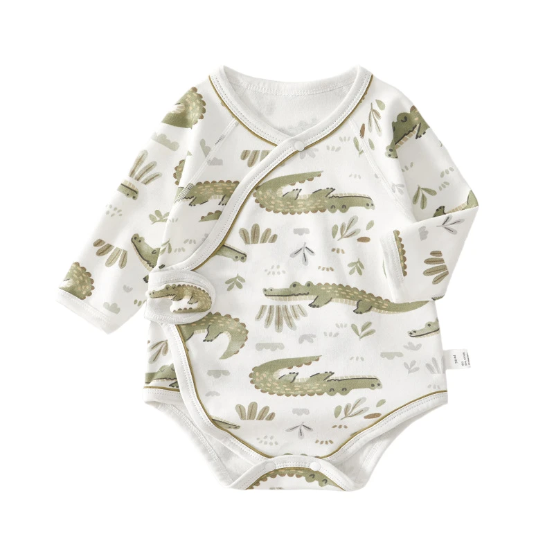 Custom All-Over Print Baby Short-Sleeve Onesie Printed thumbnail 3
