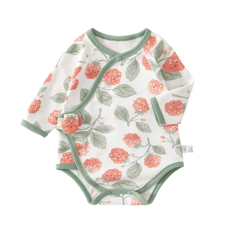 Custom All-Over Print Baby Short-Sleeve Onesie Printed thumbnail 4