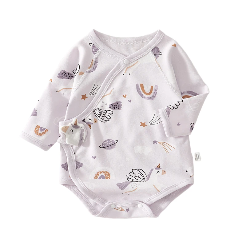 Custom All-Over Print Baby Short-Sleeve Onesie Printed thumbnail 6