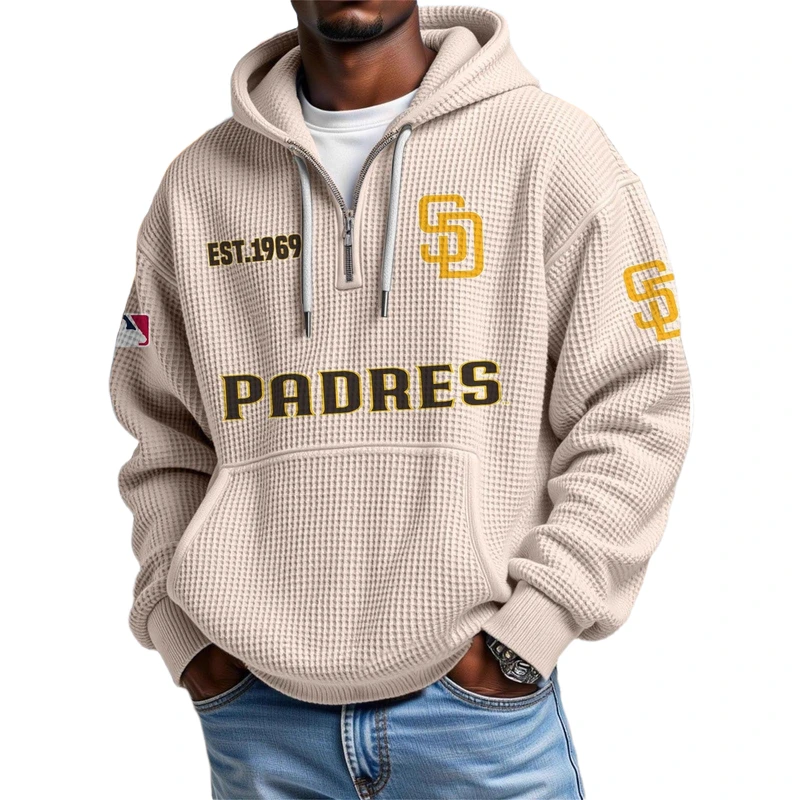 Custom All-Over Print Mens Half-Zip Pullover thumbnail 5