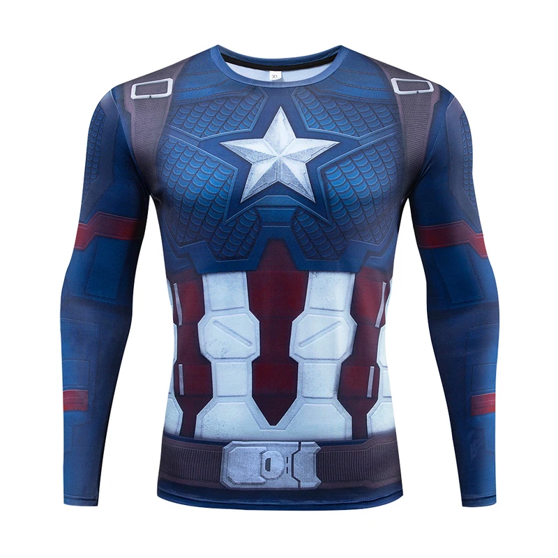 Custom All-Over Print Mens Long-Sleeve T-Shirt With Dropped Shoulders thumbnail 2