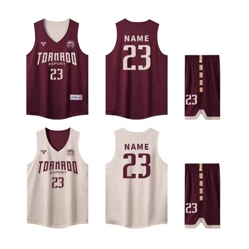 Custom All-Over Print Basketball Jersey Kit (Reversible option) thumbnail 5