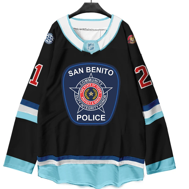 Custom All-Over Print Hockey Jersey thumbnail 2