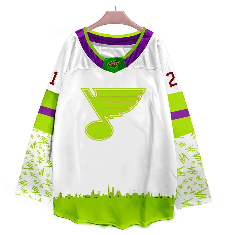 Custom All-Over Print Hockey Jersey thumbnail 7