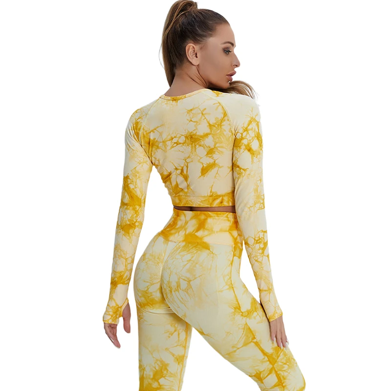 Custom All-Over Print Yoga Wear Set (Top + Leggings) thumbnail 6