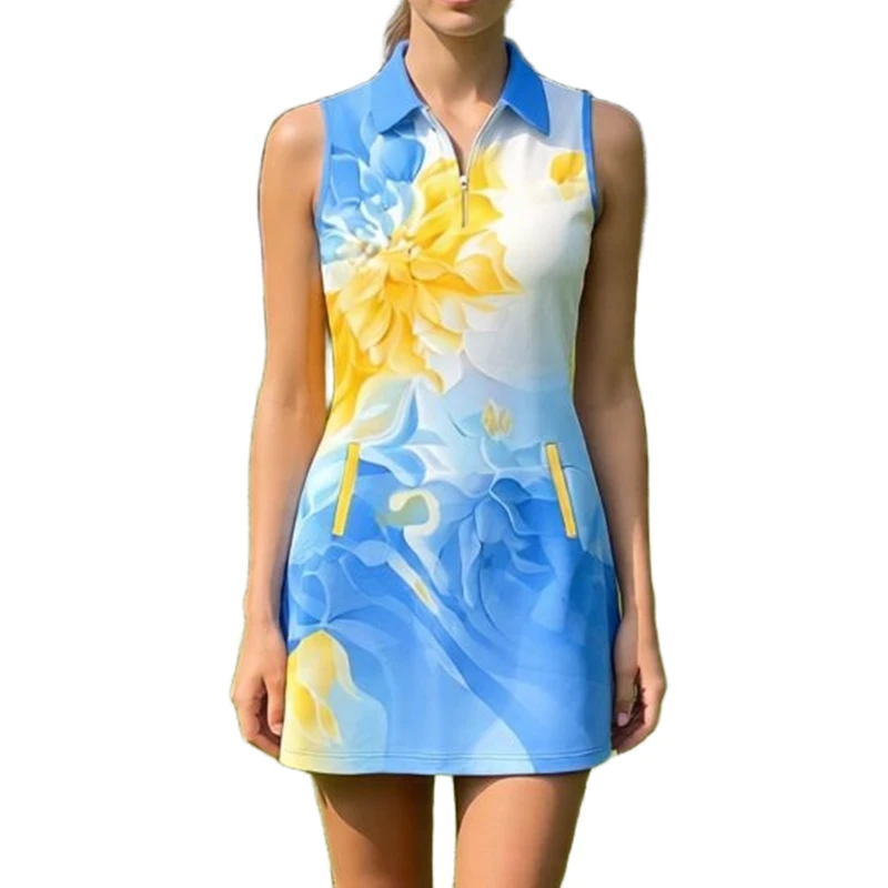 Custom All-Over Print Tennis Outfit (Shirt + Skirt/Shorts) thumbnail 5