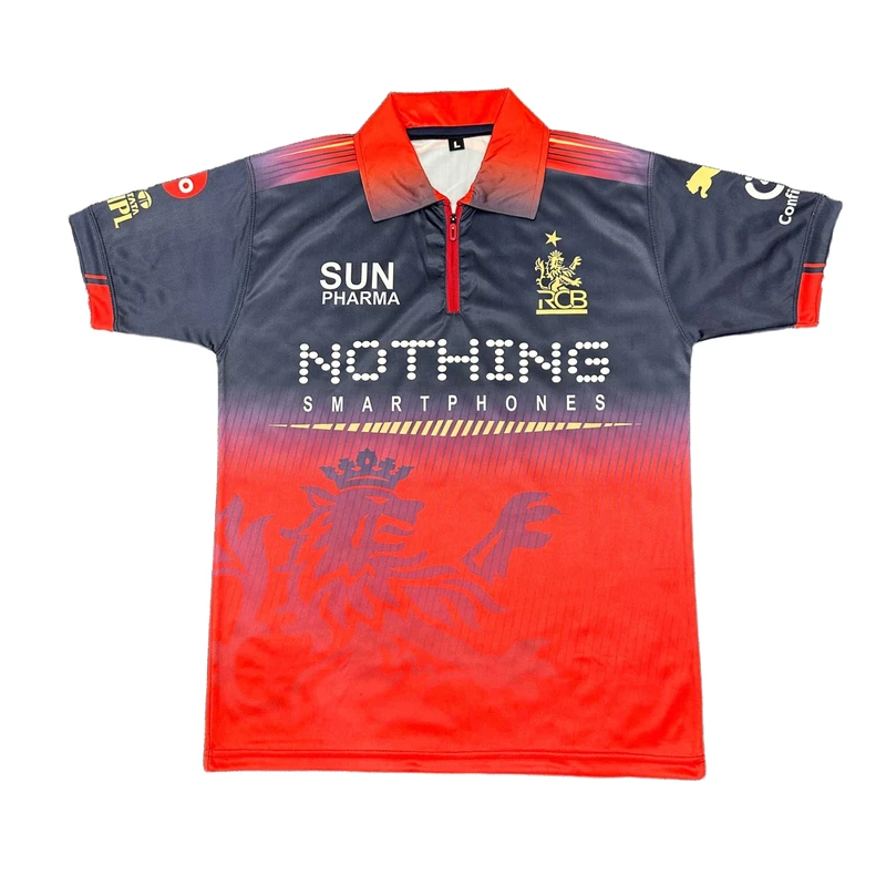 Custom All-Over Print Cricket Jersey thumbnail 15