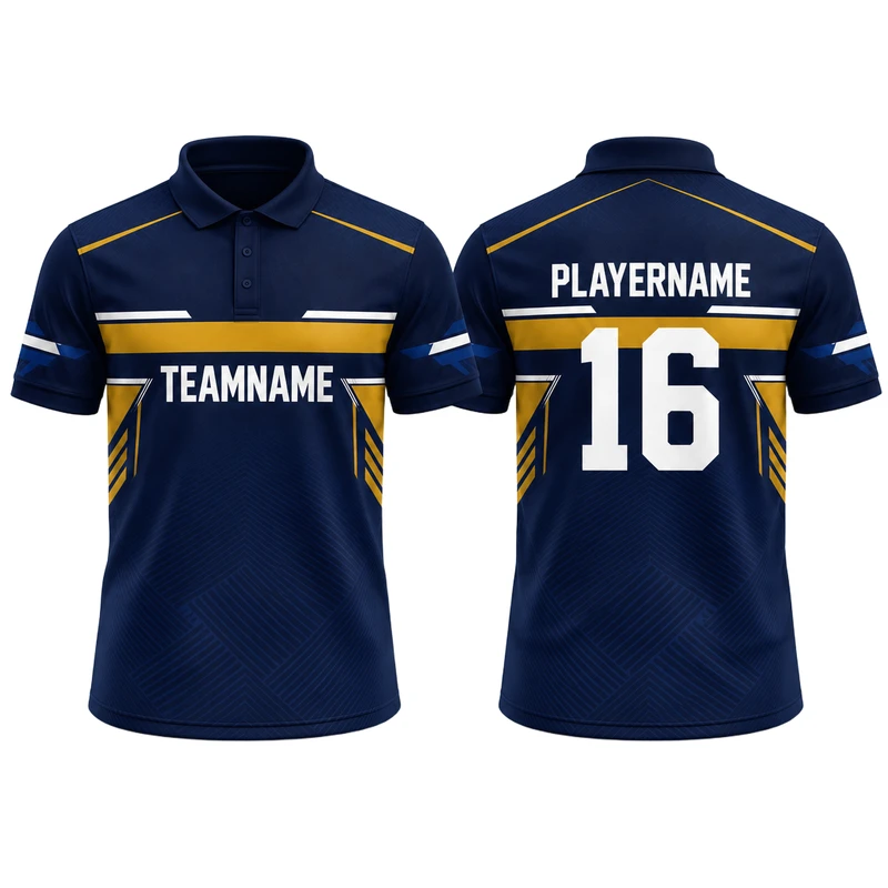 Custom All-Over Print Cricket Jersey thumbnail 16