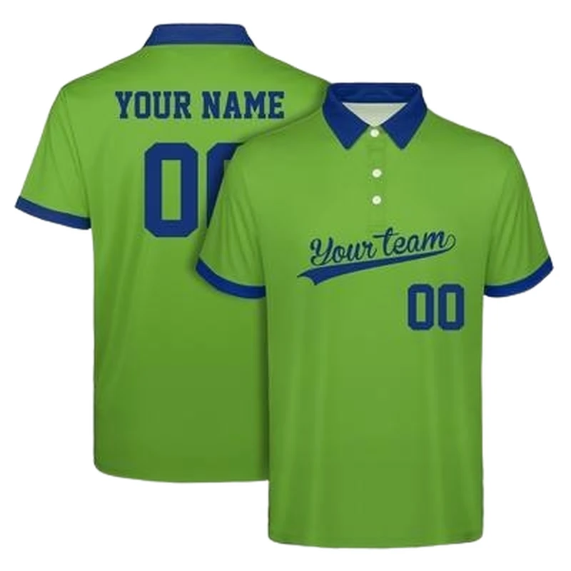 Custom All-Over Print Cricket Jersey thumbnail 5