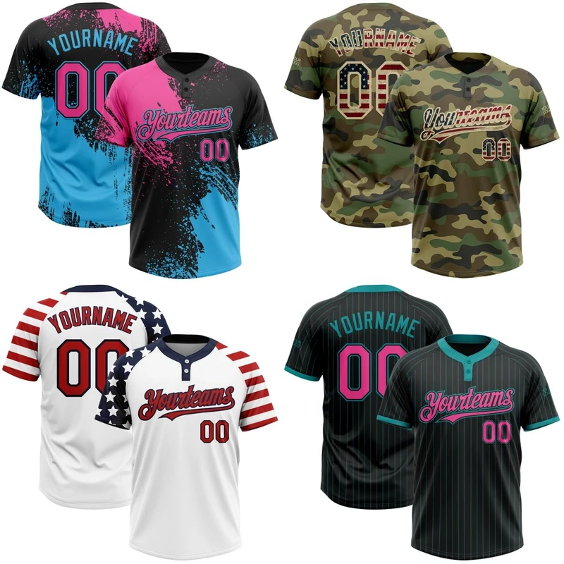 Custom All-Over Print Softball Jersey - view 1