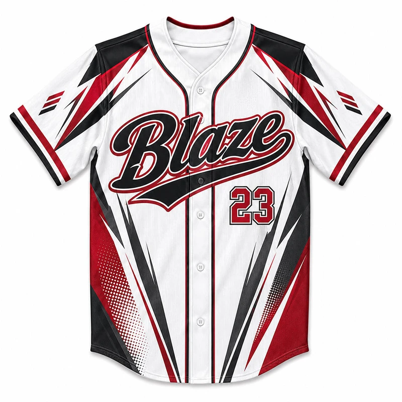 Custom All-Over Print Softball Jersey thumbnail 7