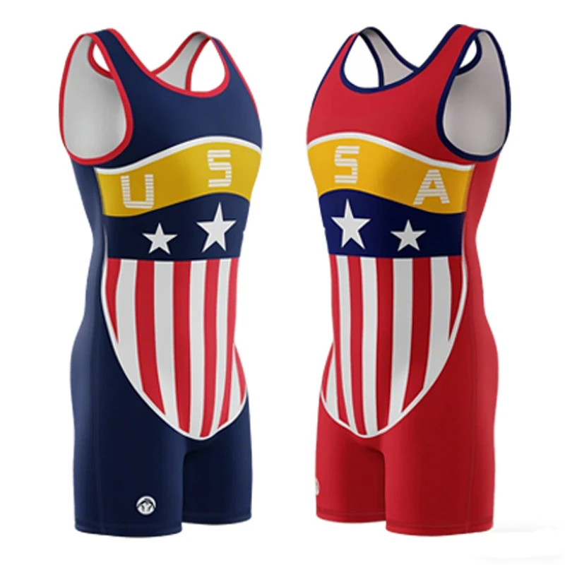 Custom All-Over Print Wrestling Singlet thumbnail 9
