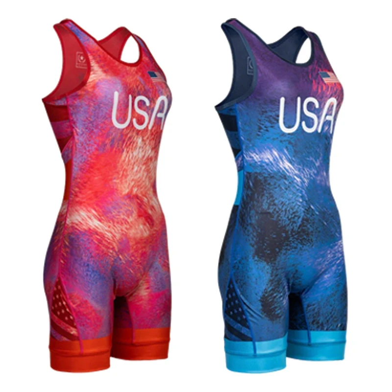 Custom All-Over Print Wrestling Singlet thumbnail 12