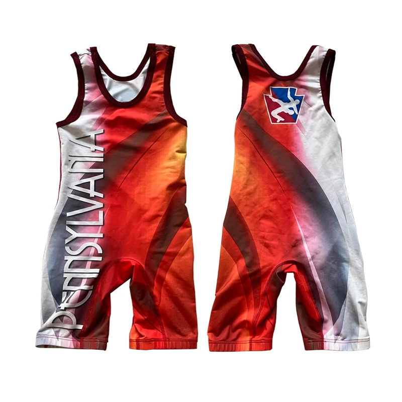 Custom All-Over Print Wrestling Singlet thumbnail 4