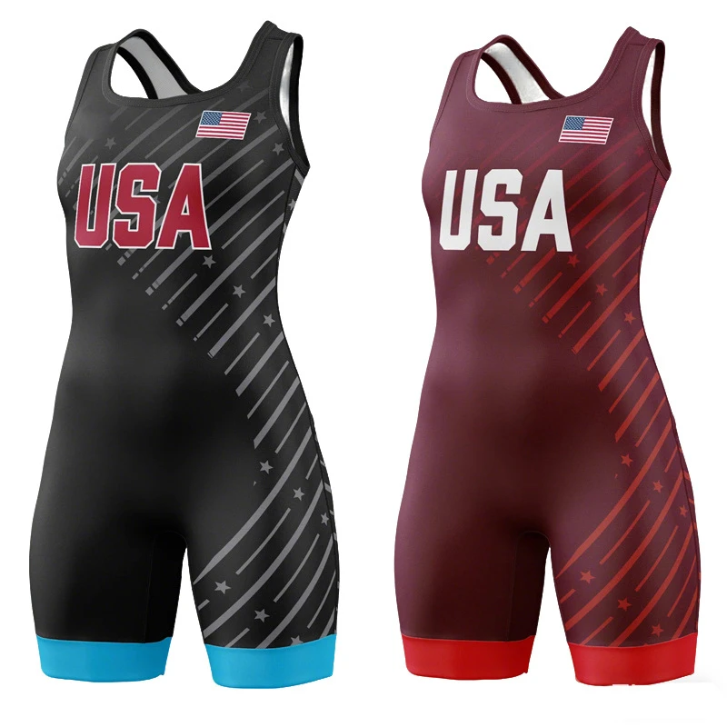 Custom All-Over Print Wrestling Singlet thumbnail 5