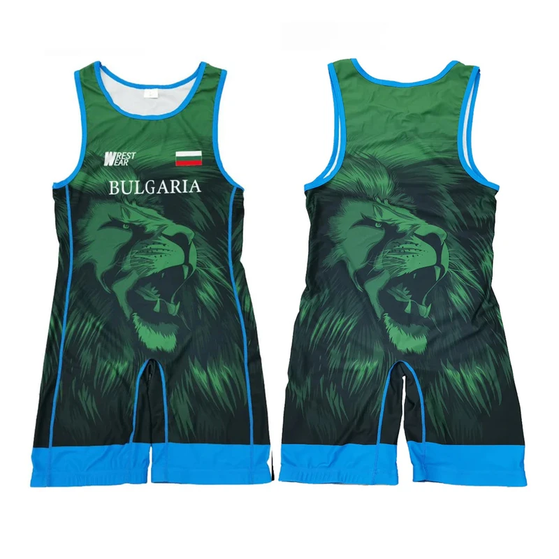 Custom All-Over Print Wrestling Singlet thumbnail 8
