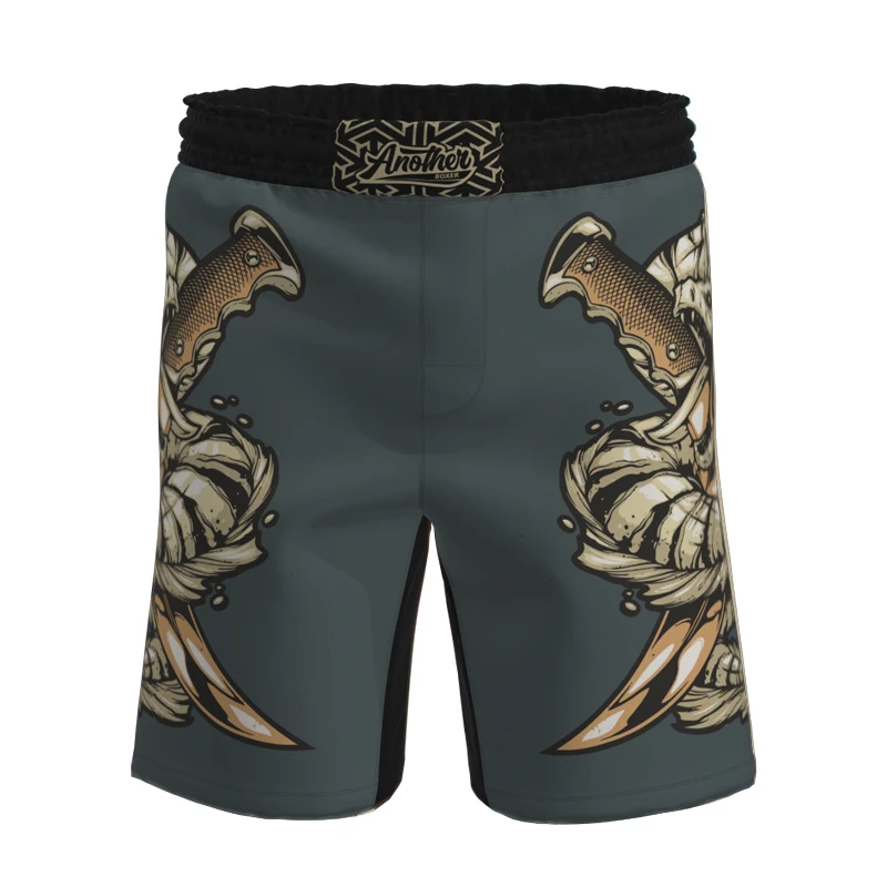 Custom All-Over Print MMA Fight Shorts — custom sportswear from SublimApparel