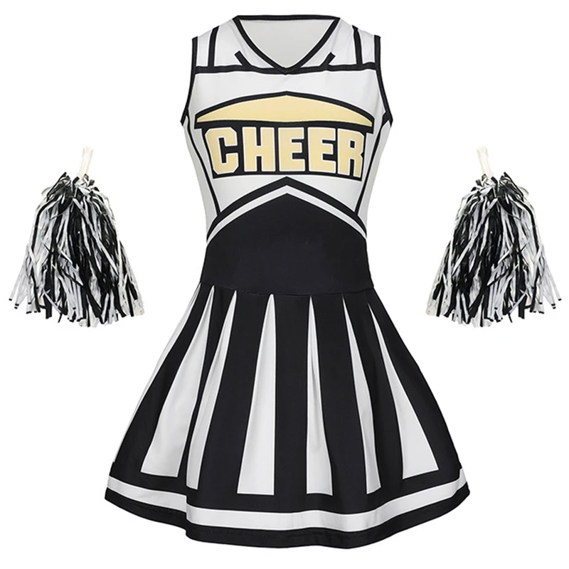 Custom All-Over Print Cheer Uniform (Top + Skirt) thumbnail 10