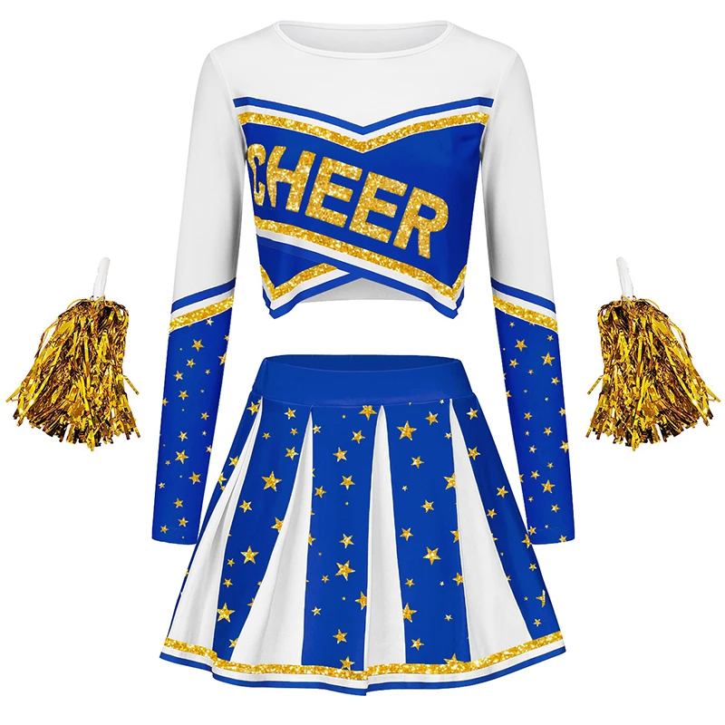 Custom All-Over Print Cheer Uniform (Top + Skirt) - view 1