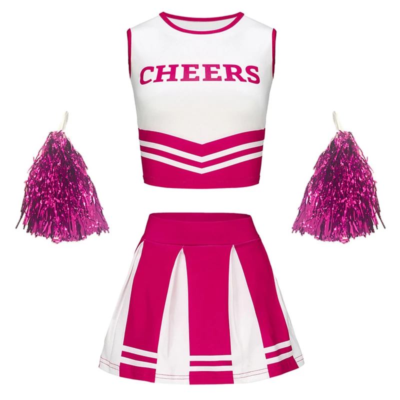 Custom All-Over Print Cheer Uniform (Top + Skirt) thumbnail 4