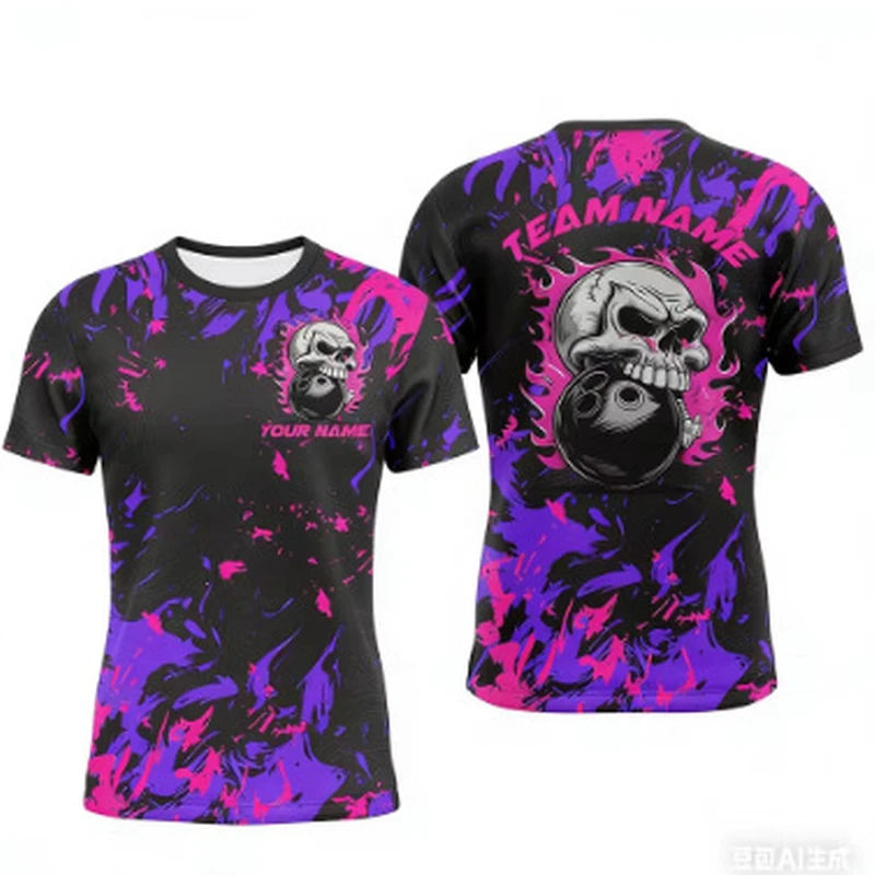 Custom All-Over Print Bowling Shirt thumbnail 12