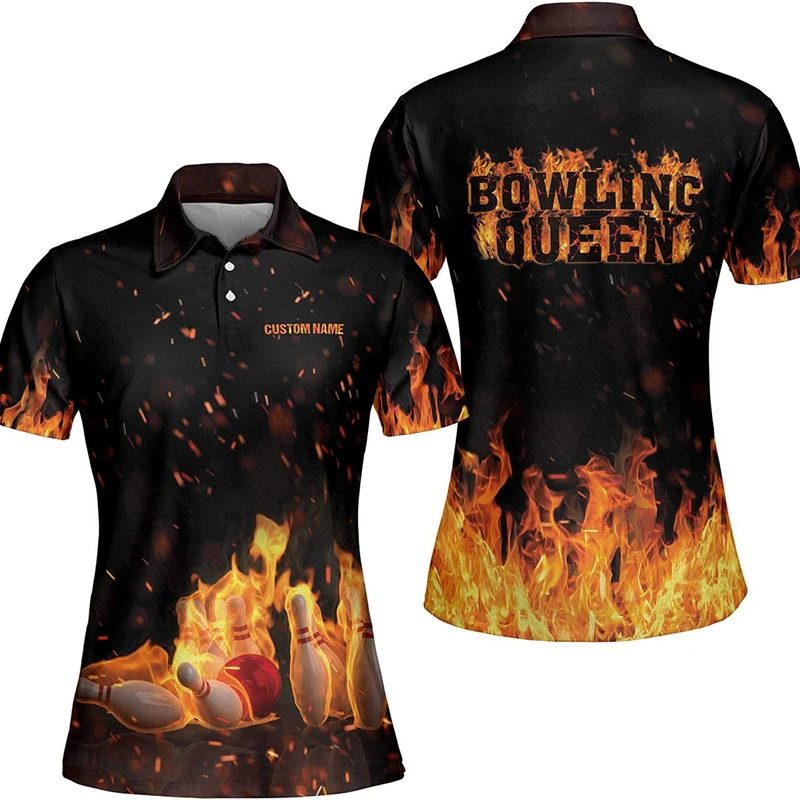 Custom All-Over Print Bowling Shirt thumbnail 16
