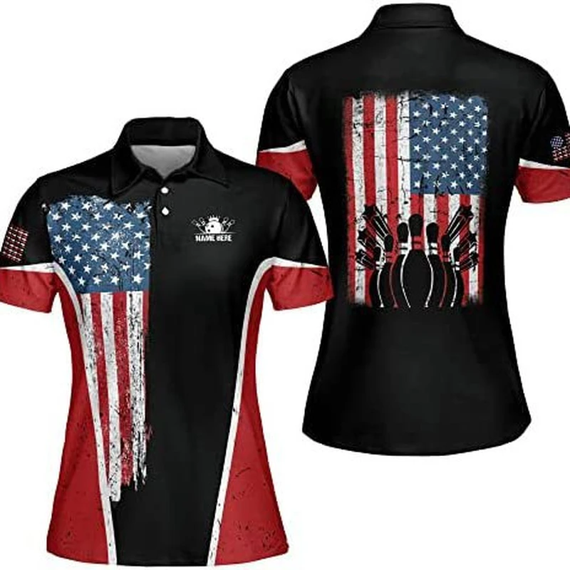 Custom All-Over Print Bowling Shirt thumbnail 4