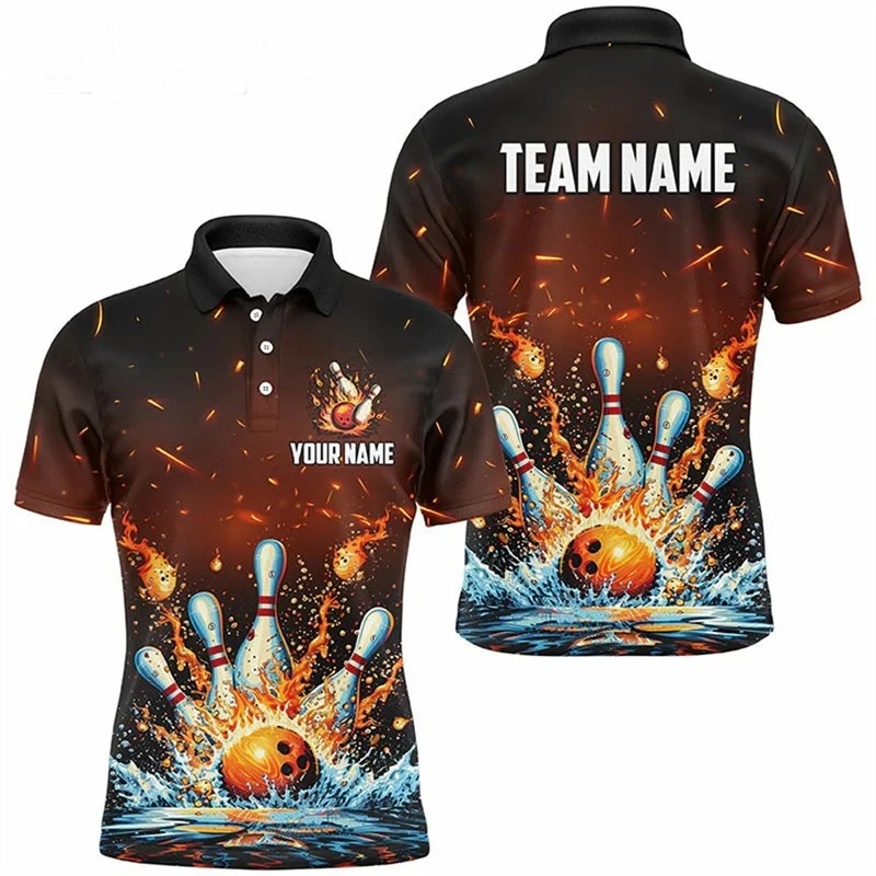 Custom All-Over Print Bowling Shirt thumbnail 8