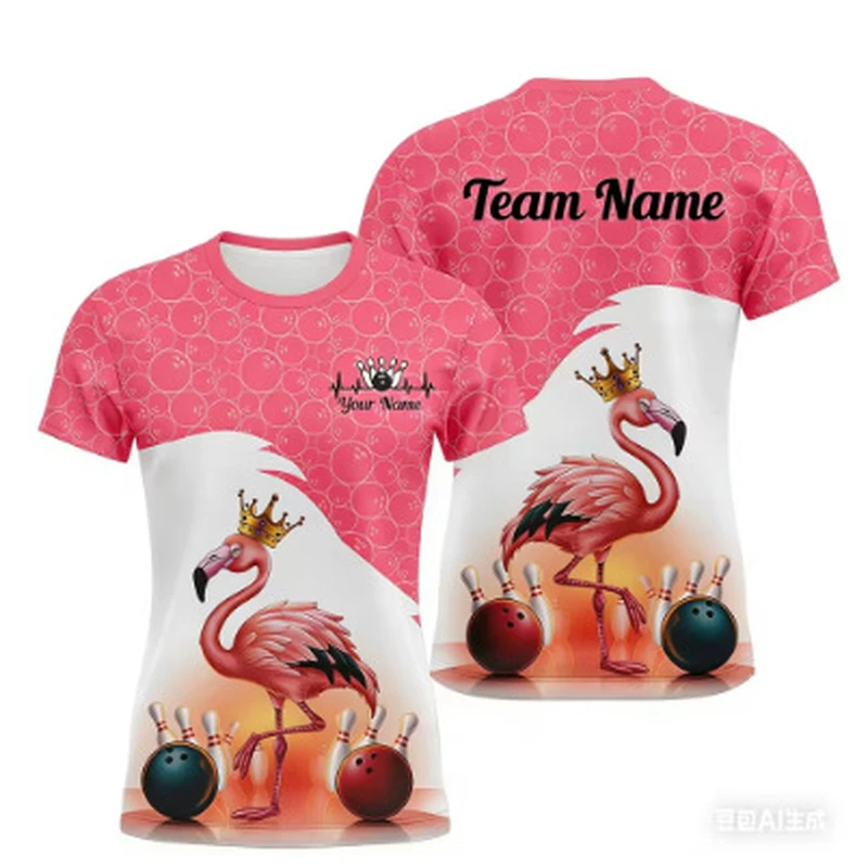 Custom All-Over Print Bowling Shirt thumbnail 9