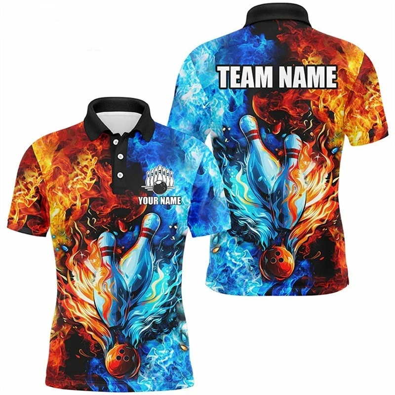Custom All-Over Print Bowling Shirt thumbnail 10
