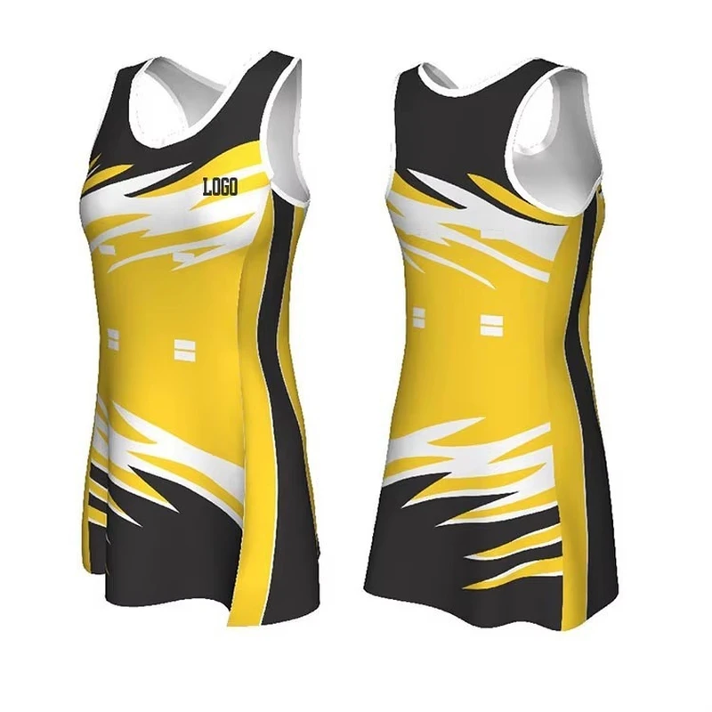Custom All-Over Print Netball Dress (Bib Style)