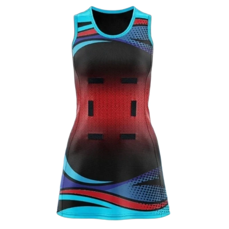 Custom All-Over Print Netball Dress (Bib Style) thumbnail 4