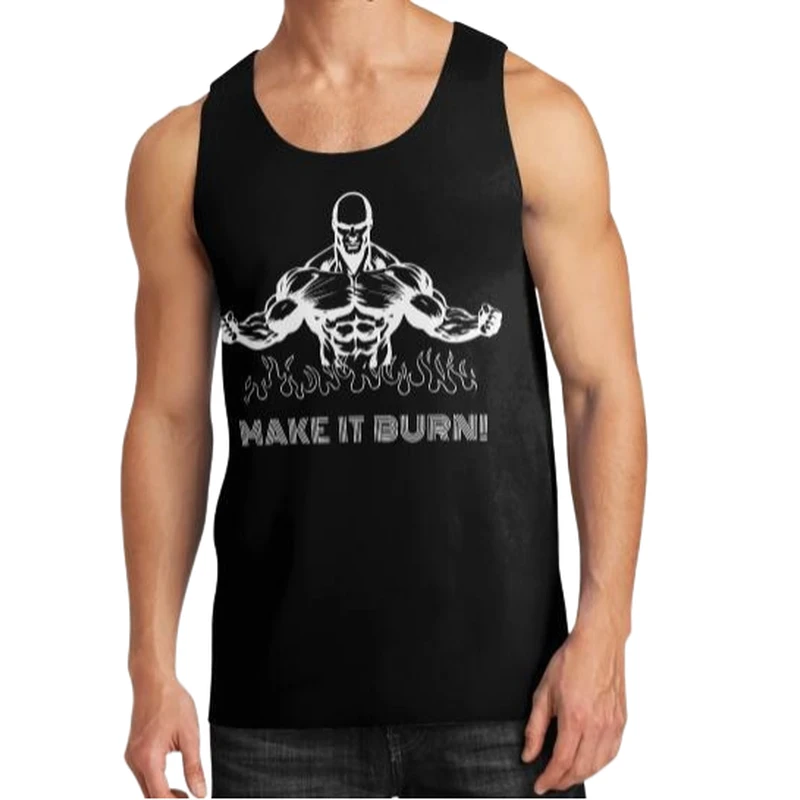 Custom All-Over Print Gym Tank Top thumbnail 4