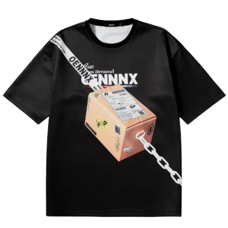 Custom All-Over Print Express & Logistics T-Shirt thumbnail 7
