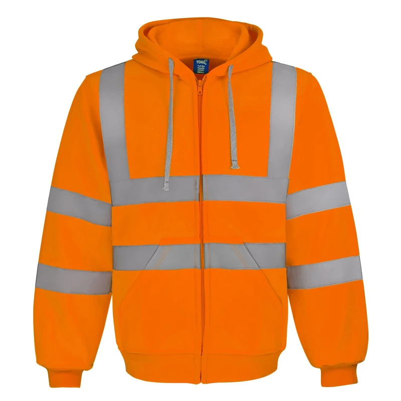 Custom All-Over Print Construction Hoodie (Hi-Vis Option)