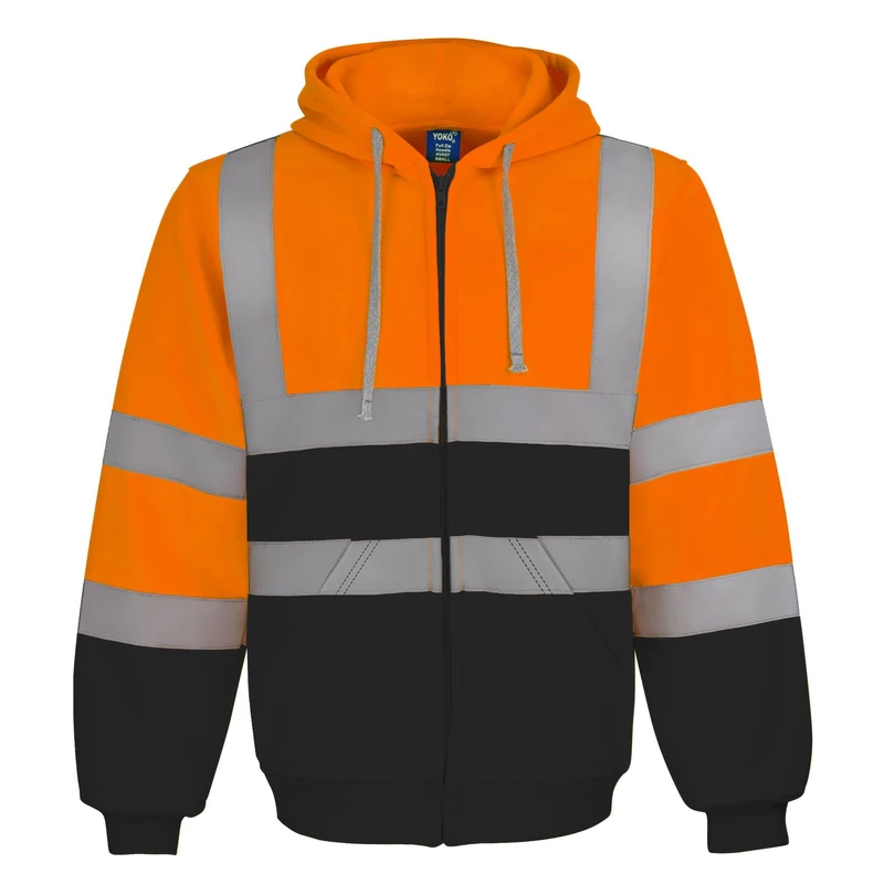 Custom All-Over Print Construction Hoodie (Hi-Vis Option)