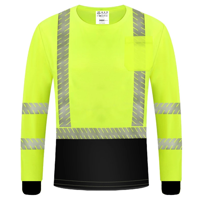 Custom All-Over Print Construction T-Shirt (Hi-Vis Option)