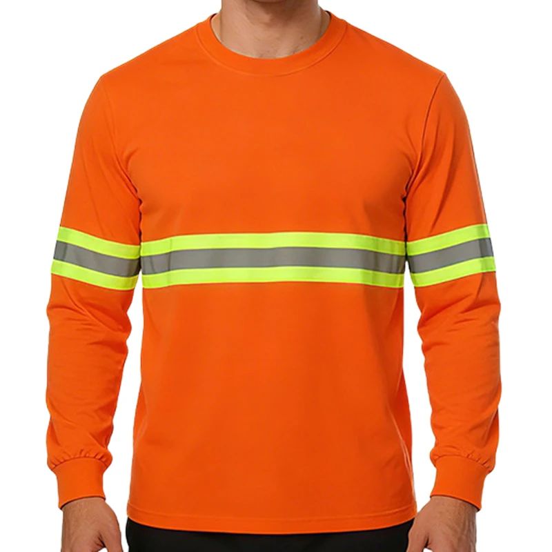 Custom All-Over Print Construction T-Shirt (Hi-Vis Option)