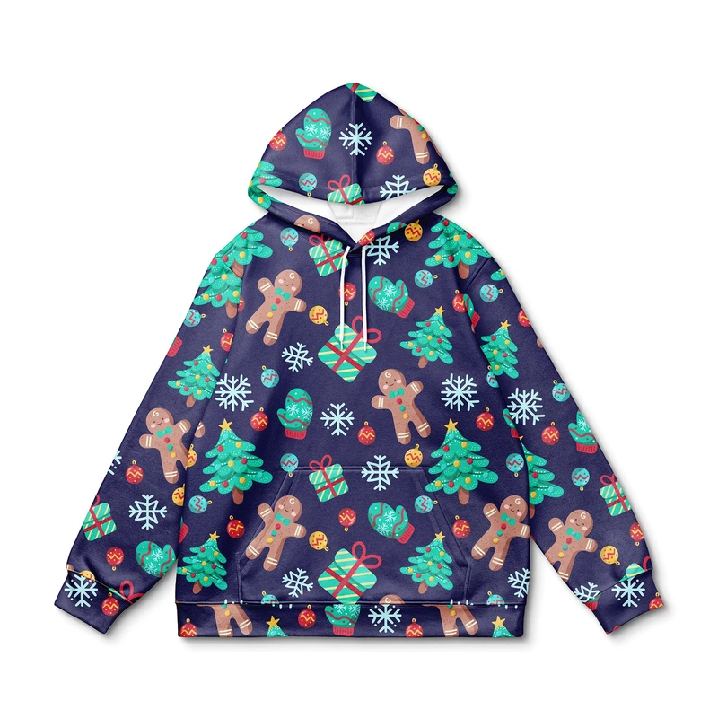 Custom All-Over Print Festival & Holiday Hoodie thumbnail 2