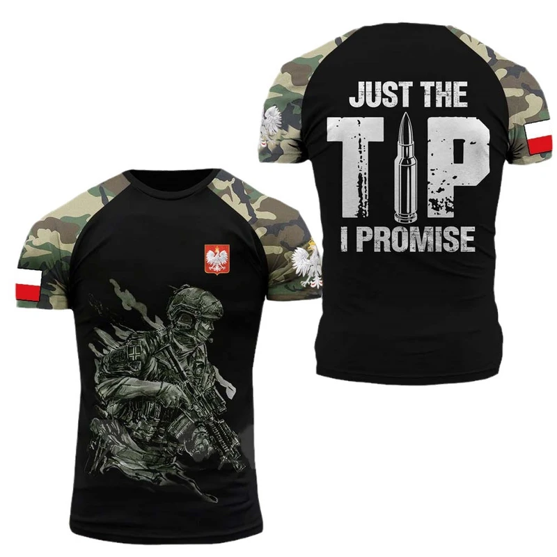Custom All-Over Print Military Wear Training T-Shirt thumbnail 15