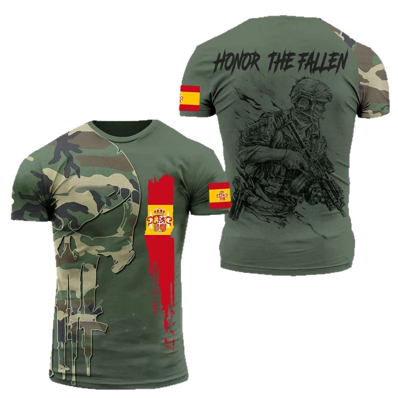 Custom All-Over Print Military Wear Training T-Shirt thumbnail 23